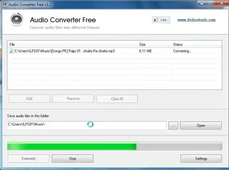 Free Audio converter for windows